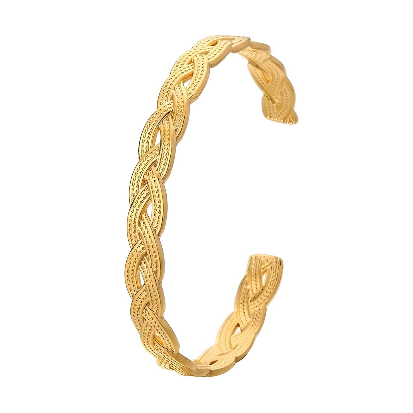 18K gold plated Stainless steel bracelet, Intensity