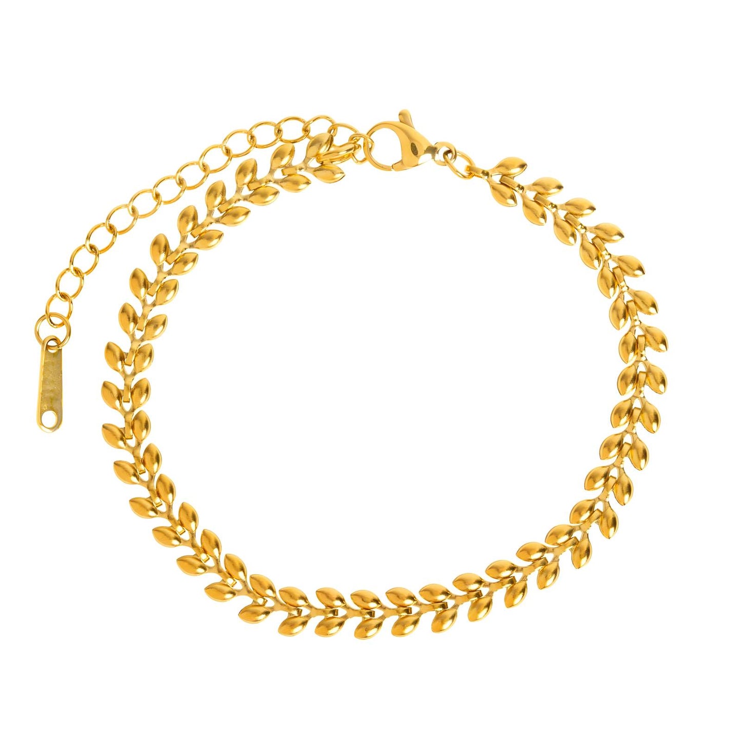 18K gold plated Stainless steel bracelet, Intensity