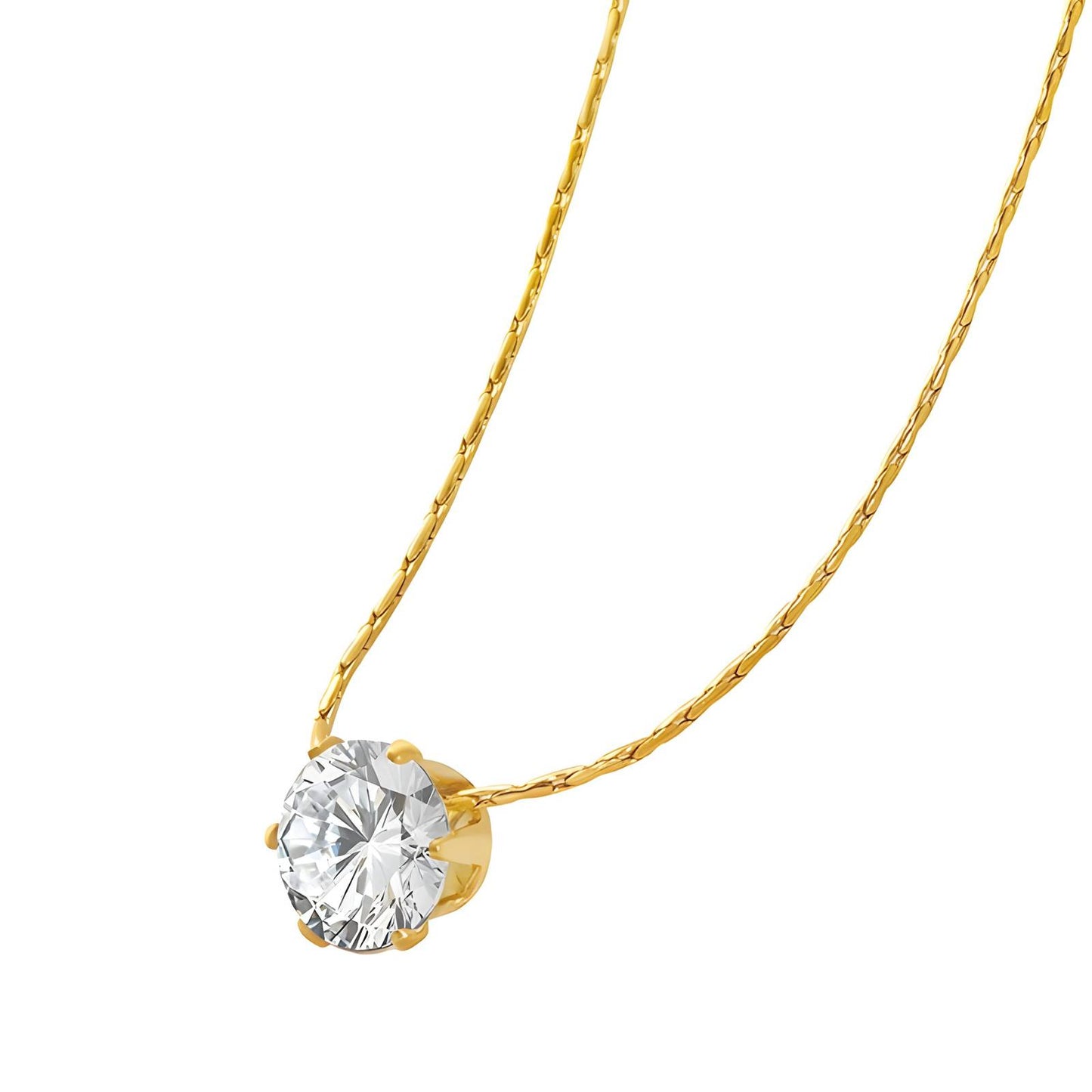 18K gold plated Stainless steel necklace, Intensity