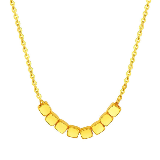 18K gold plated Stainless steel necklace, Intensity