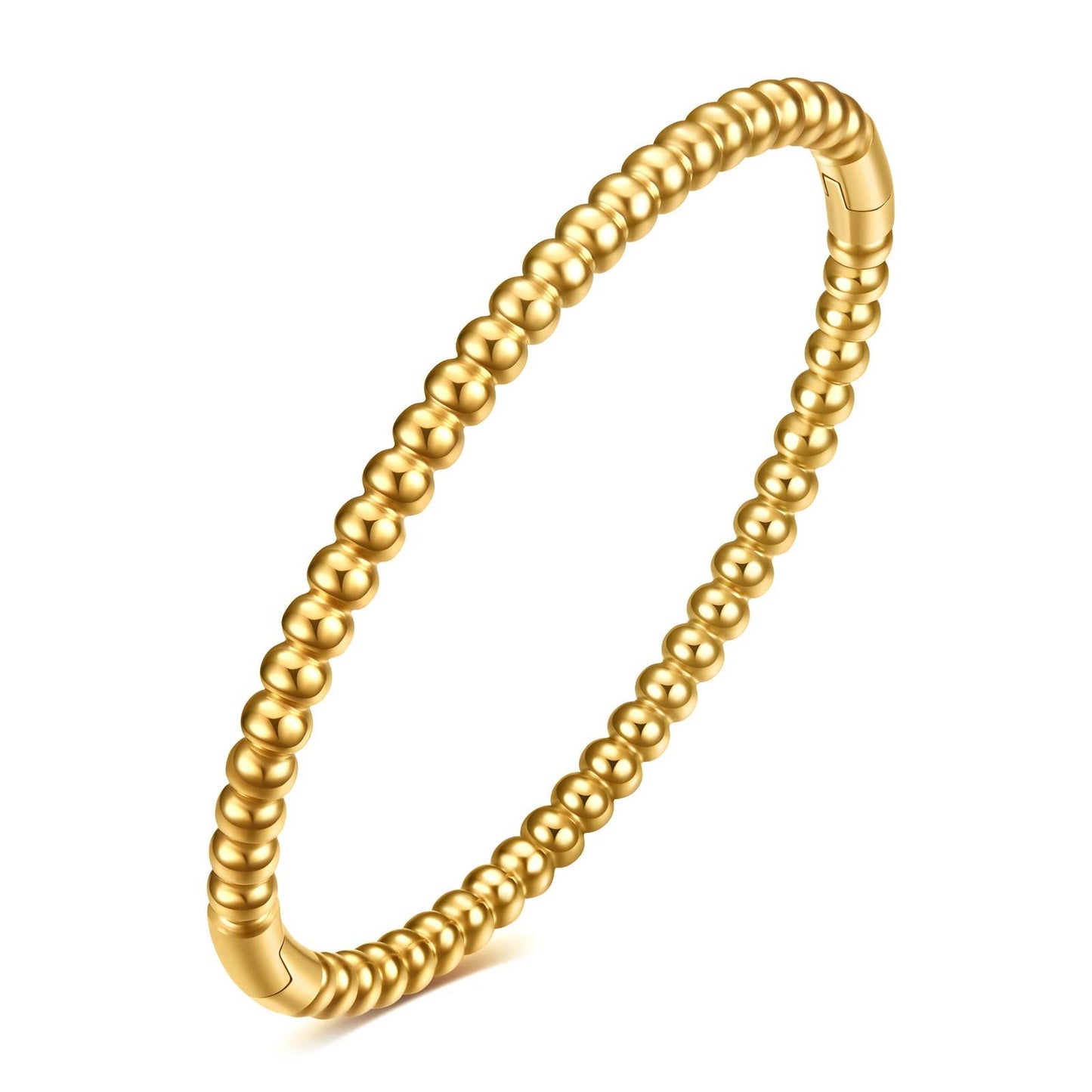 18K gold plated Stainless steel bracelet, Intensity