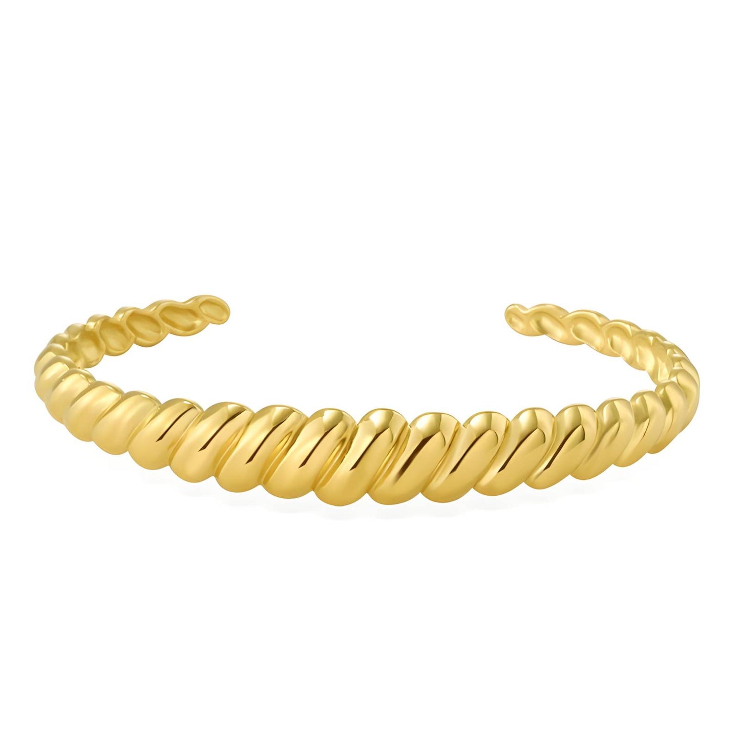 18K gold plated Stainless steel bracelet, Intensity