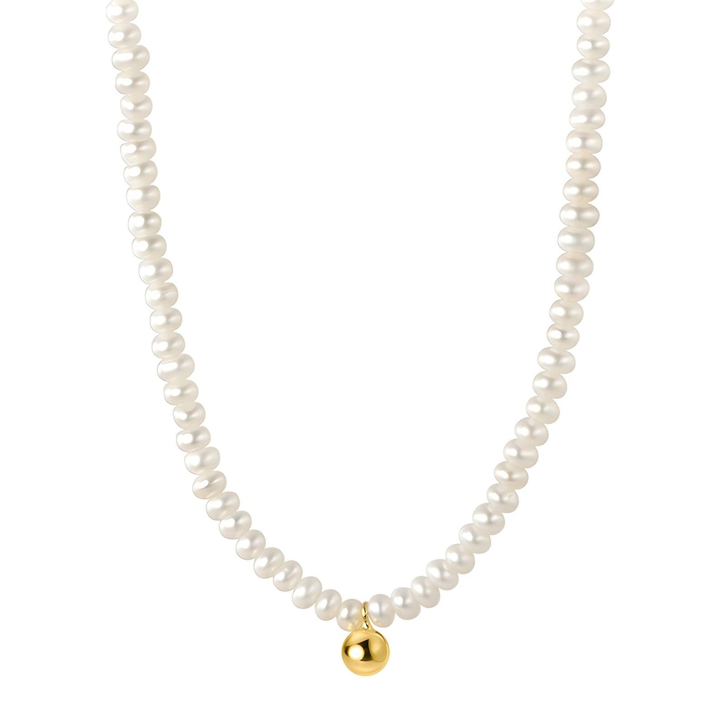 18K gold plated Stainless steel necklace, Intensity