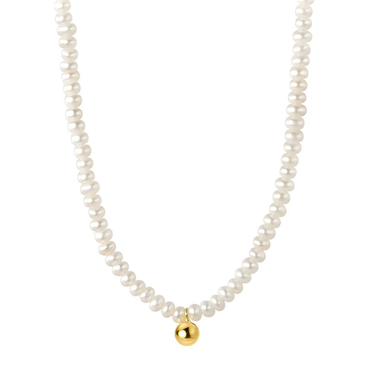 18K gold plated Stainless steel necklace, Intensity