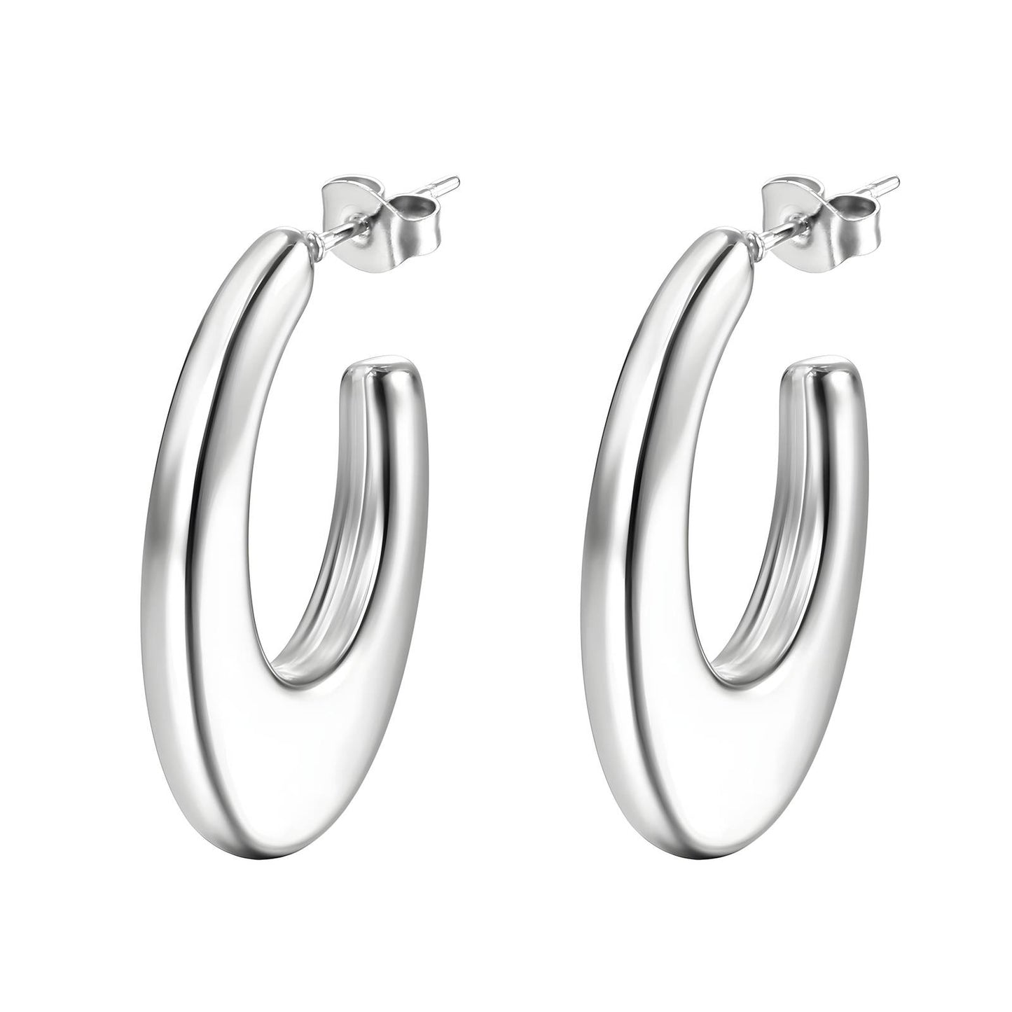 Stainless steel earrings, Intensity