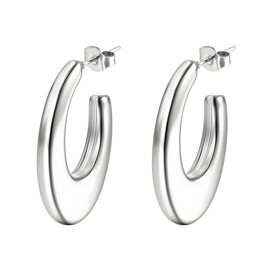 Stainless steel earrings, Intensity