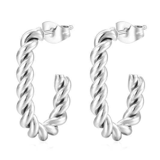 Stainless steel earrings, Intensity