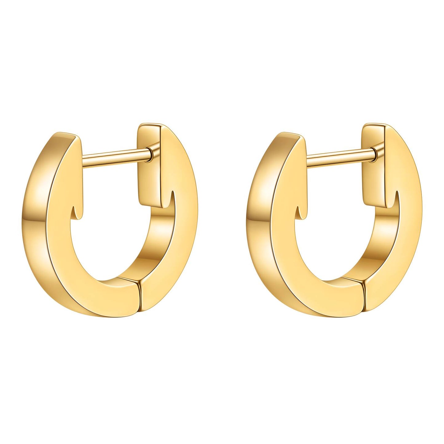 18K gold plated Stainless steel earrings, Intensity