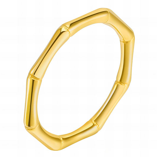 18K gold plated Stainless steel finger ring, Intensity