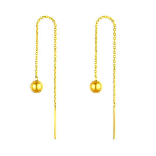 18K gold plated Stainless steel earrings, Intensity