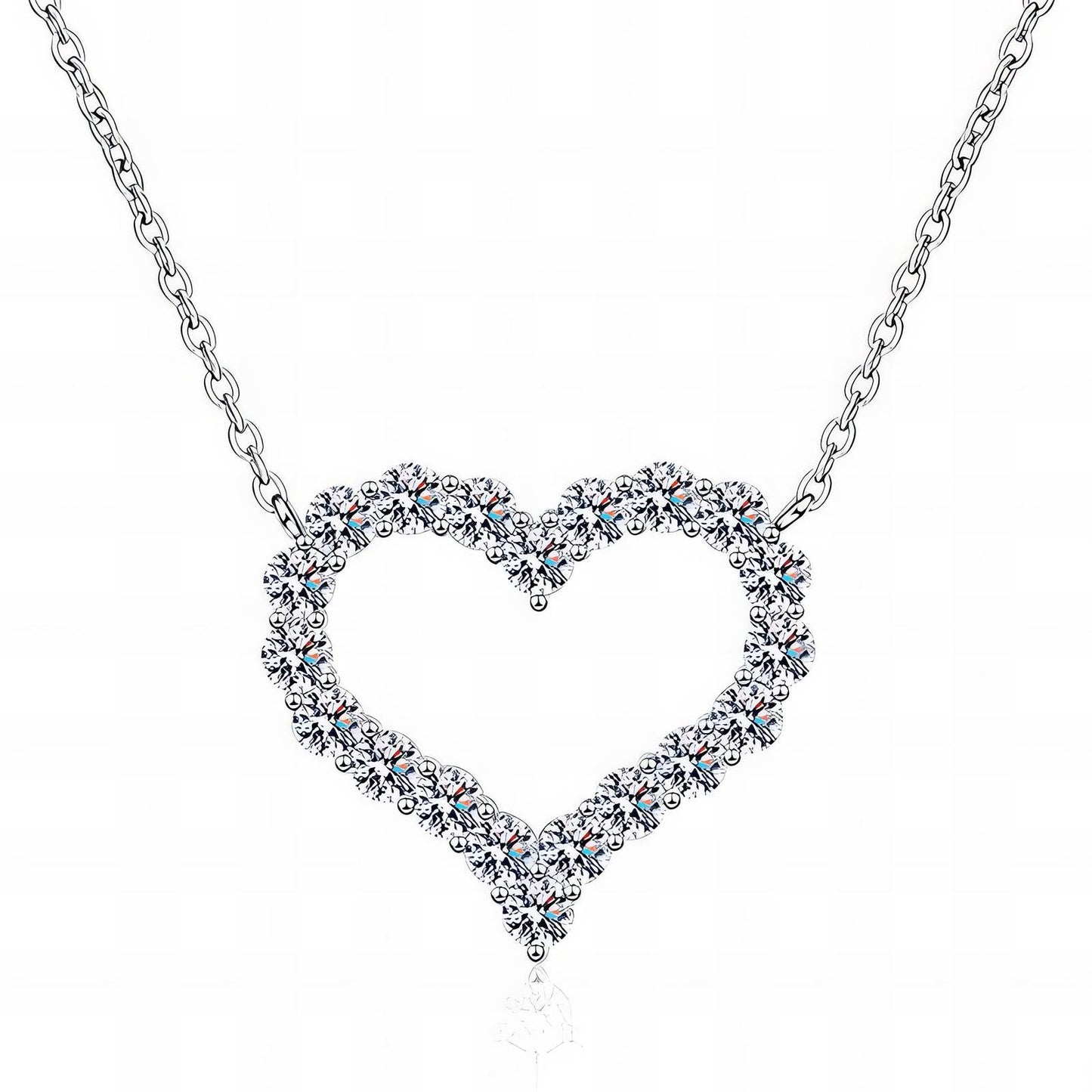 Stainless steel  Heart necklace, Intensity