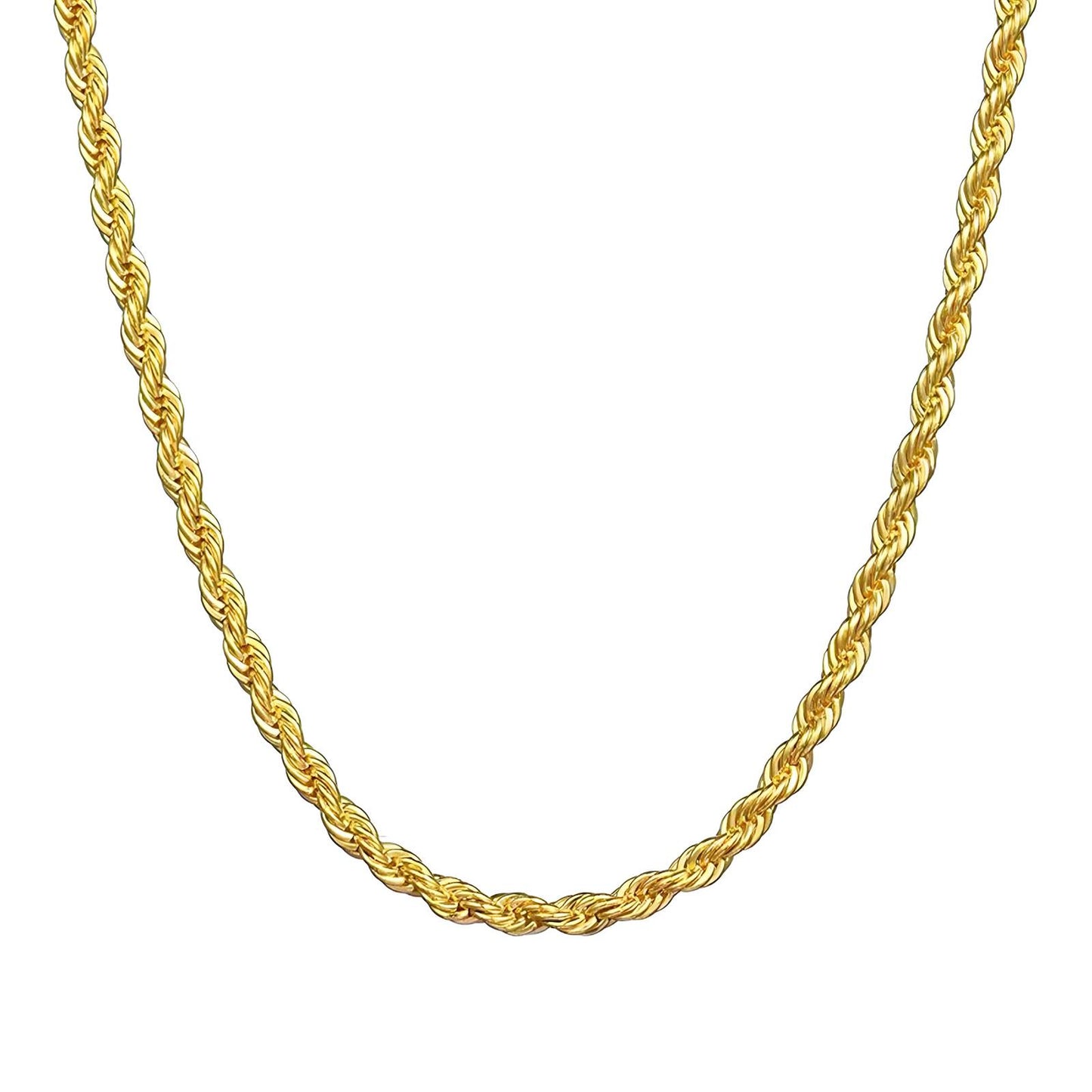 18K gold plated Stainless steel necklace, Intensity