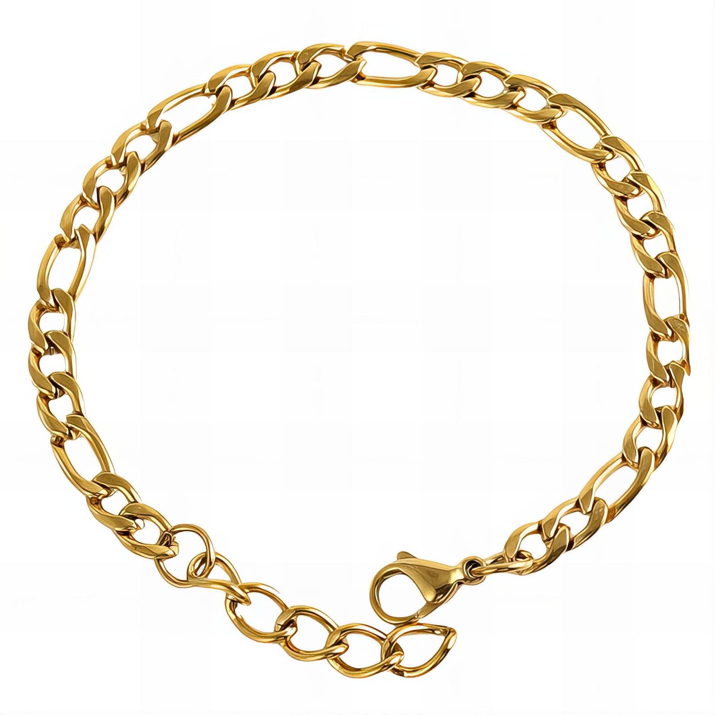 18K gold plated Stainless steel bracelet, Intensity