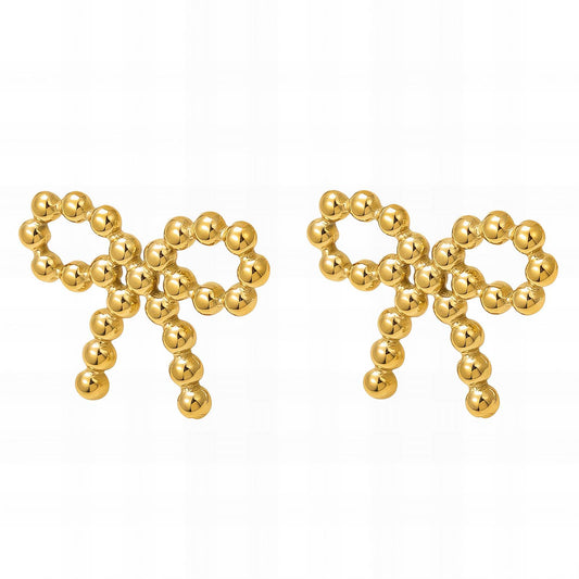 18K gold plated Stainless steel earrings, Intensity