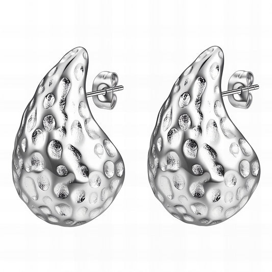 Stainless steel  Teardrops earrings, Intensity