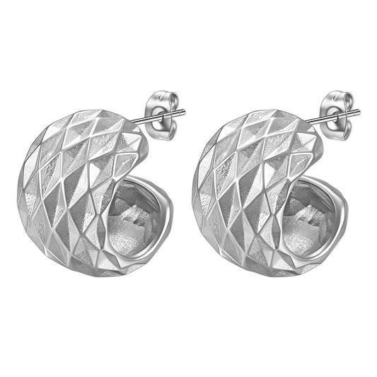 Stainless steel earrings, Intensity