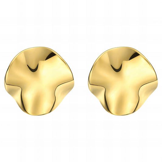 18K gold plated Stainless steel earrings, Intensity