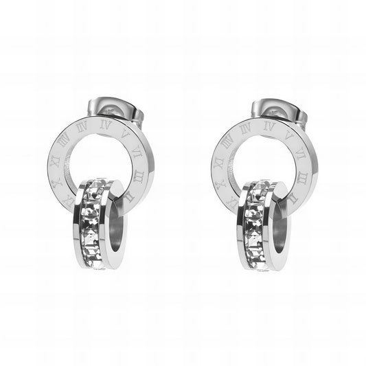 Stainless steel earrings, Intensity